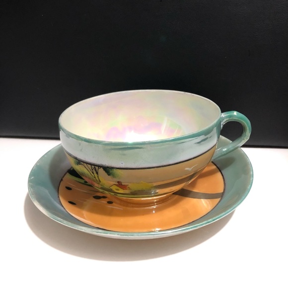 Other - Gifu luster ware teacup and saucer made in Japan.